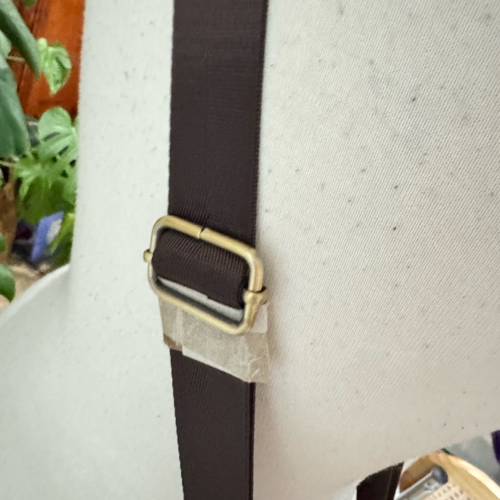 Brown Leather Crossbody Sling Bag • Multi-Pocket • New - Picture 6 of 9